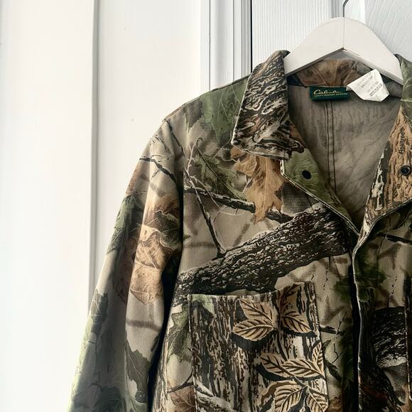 Cabela's Real Tree Green Camo Camouflage USA Hunting Suit Coveralls XL Regular - Picture 8 of 11